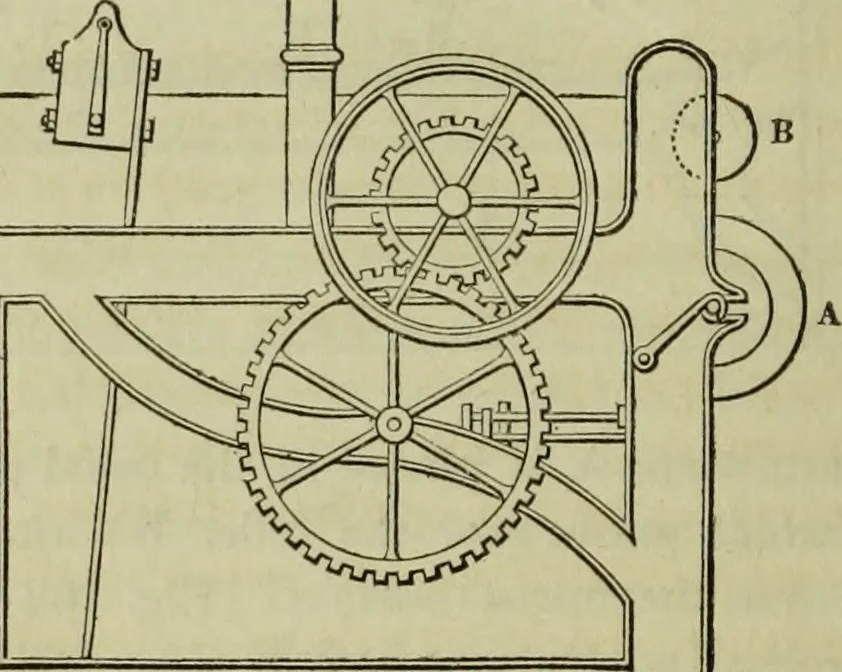 An illustration from The art of weaving, by hand and by power, : with an introductory account of its rise and progress in ancient and modern times. For the use of manufacturers and others., 1844, leaf 373