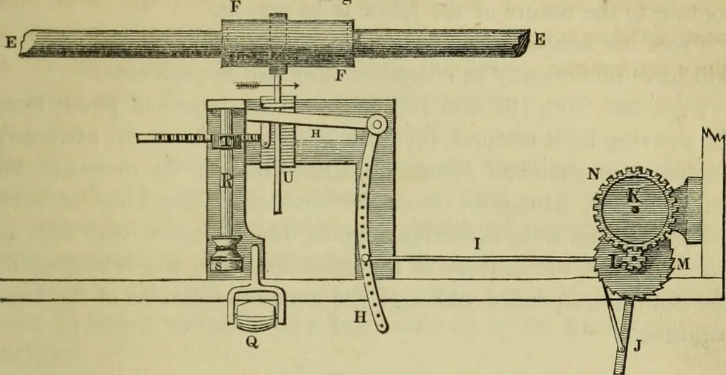 An illustration from The art of weaving, by hand and by power, : with an introductory account of its rise and progress in ancient and modern times. For the use of manufacturers and others., 1844, leaf 374