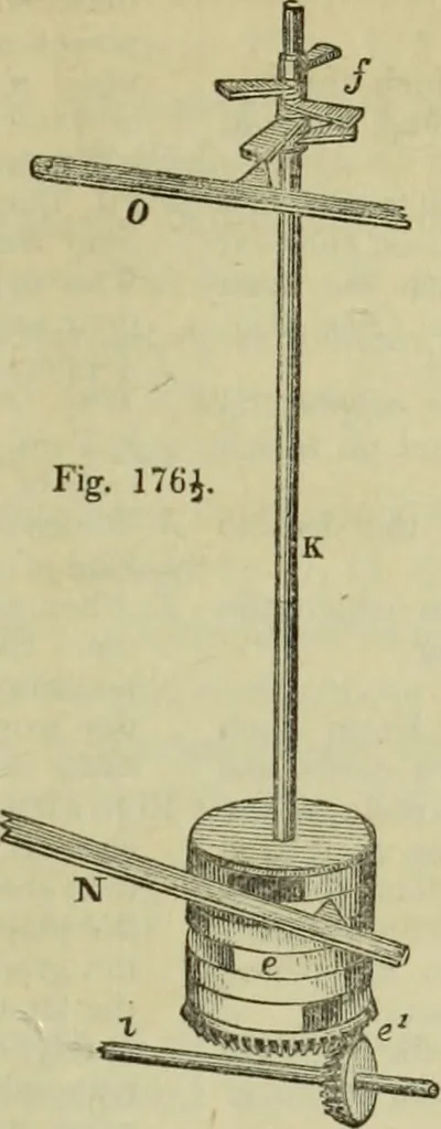 An illustration from The art of weaving, by hand and by power, : with an introductory account of its rise and progress in ancient and modern times. For the use of manufacturers and others., 1844, leaf 396