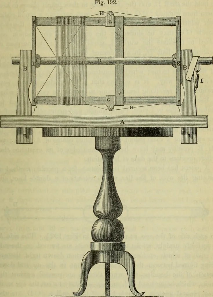 An illustration from The art of weaving, by hand and by power, : with an introductory account of its rise and progress in ancient and modern times. For the use of manufacturers and others., 1844, leaf 426