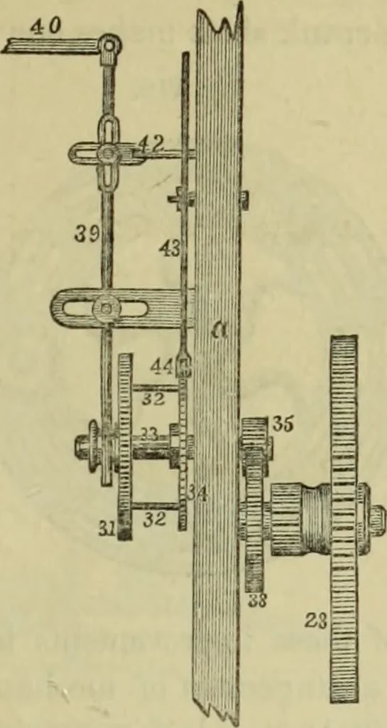 An illustration from The art of weaving, by hand and by power, : with an introductory account of its rise and progress in ancient and modern times. For the use of manufacturers and others., 1844, leaf 462