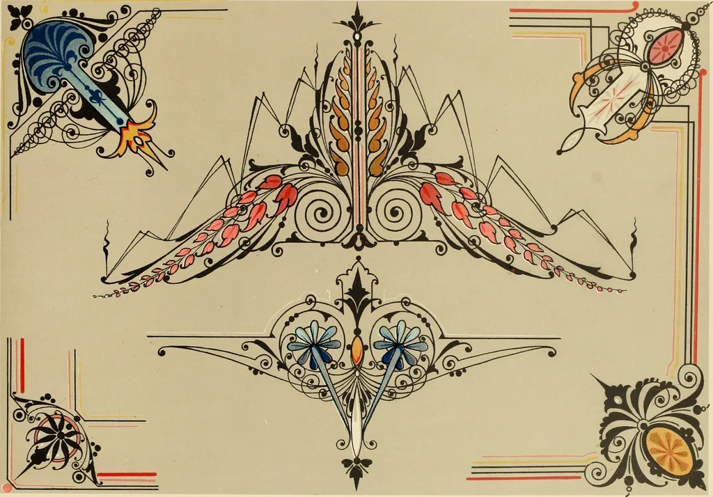 An illustration from The art ornamenter and modern sign writer. "Up to date.", 1895, leaf 10