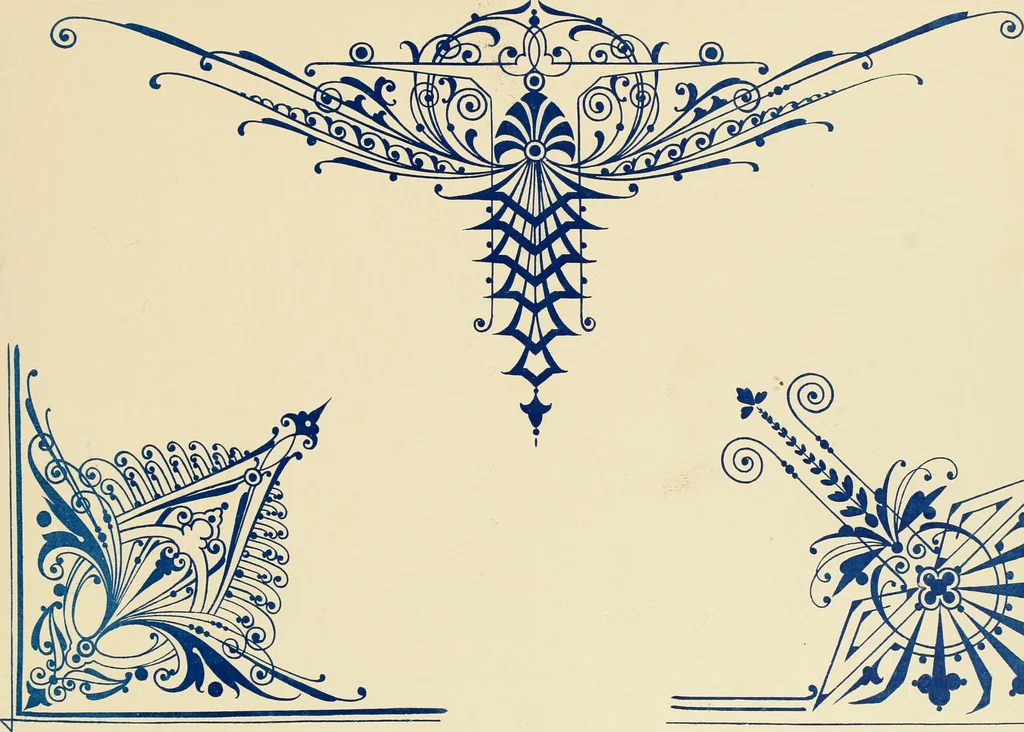An illustration from The art ornamenter and modern sign writer. "Up to date.", 1895, leaf 12