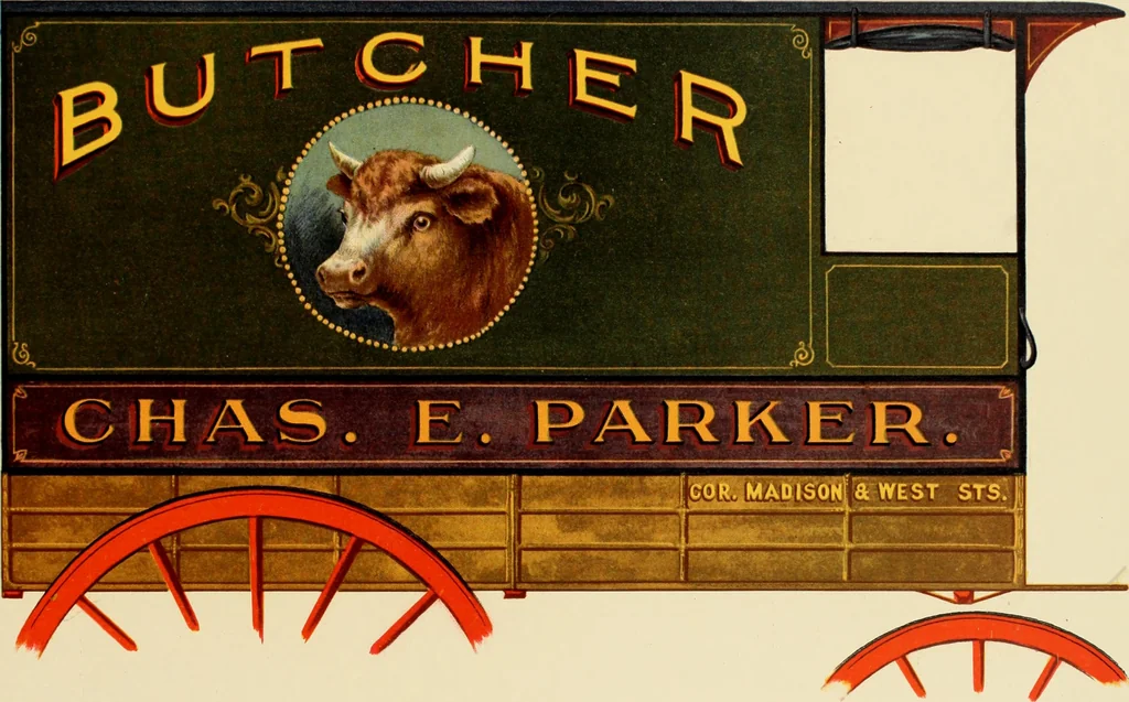 An illustration from The art ornamenter and modern sign writer. "Up to date.", 1895, leaf 34