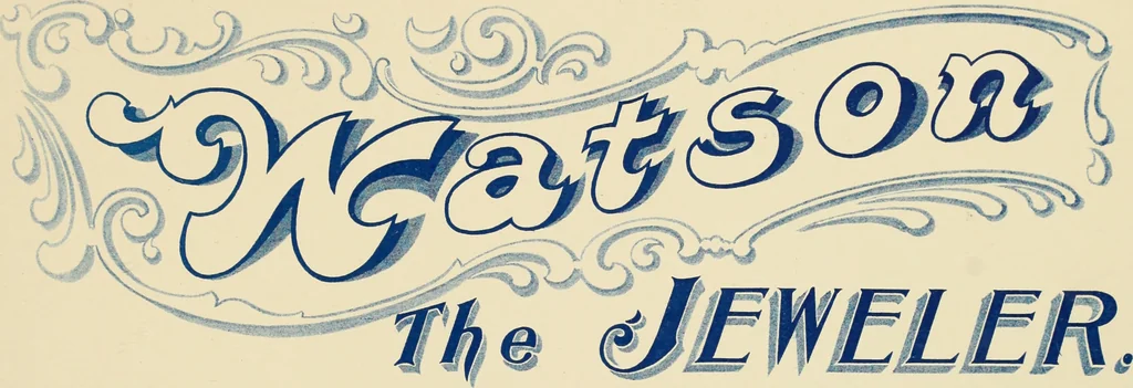 An illustration from The art ornamenter and modern sign writer. "Up to date.", 1895, leaf 56