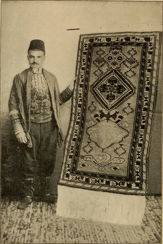 An illustration from Art panels from the hand looms of the far Orient, as seen by a native rug weaver, 1902, leaf 5