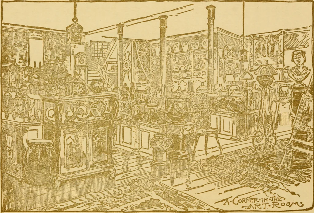 An illustration from Art potteries., 1888, leaf 13