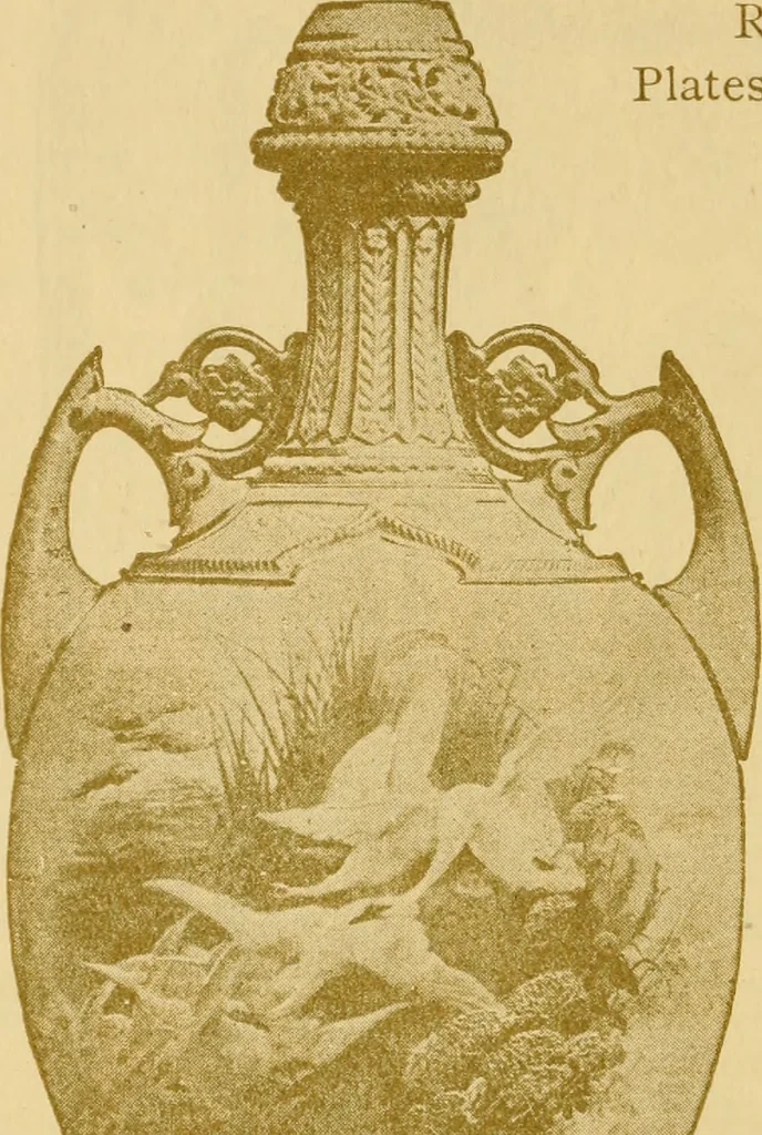 An illustration from Art potteries., 1888, leaf 37