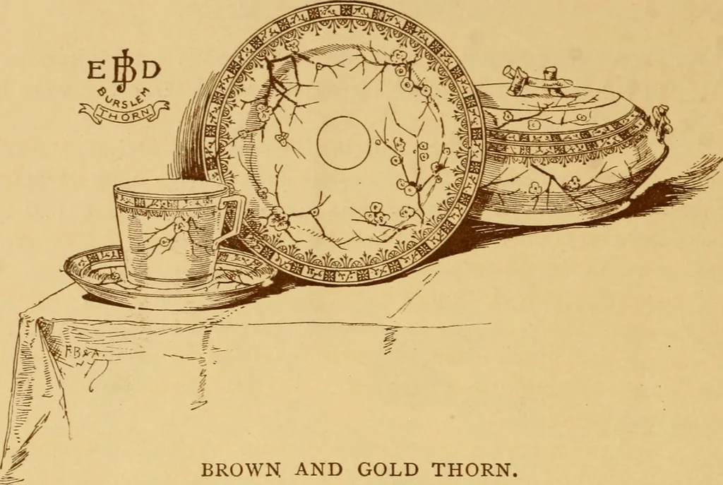 An illustration from Art potteries., 1887, leaf 19
