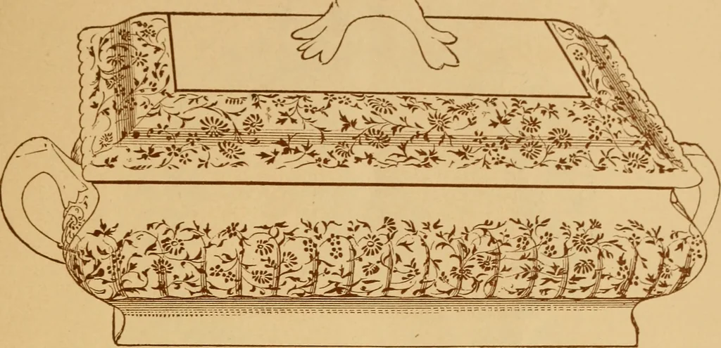 An illustration from Art potteries., 1887, leaf 24