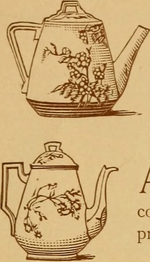 An illustration from Art potteries., 1887, leaf 28