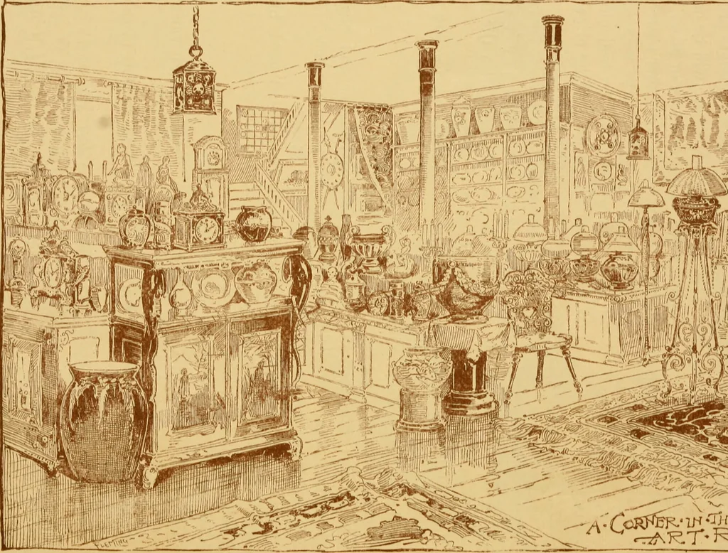An illustration from Art potteries., 1887, leaf 33