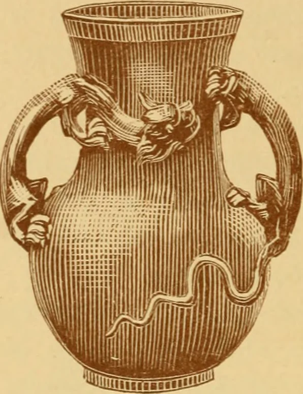An illustration from Art potteries., 1887, leaf 35