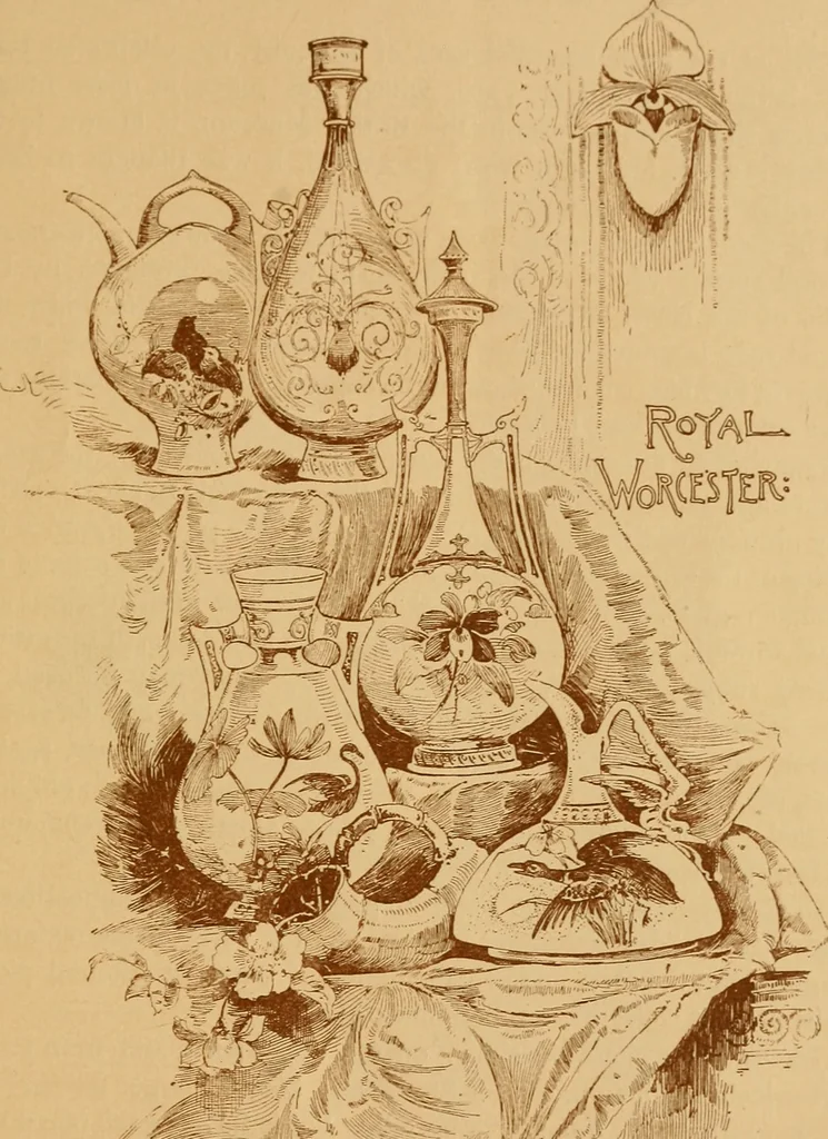 An illustration from Art potteries., 1887, leaf 38
