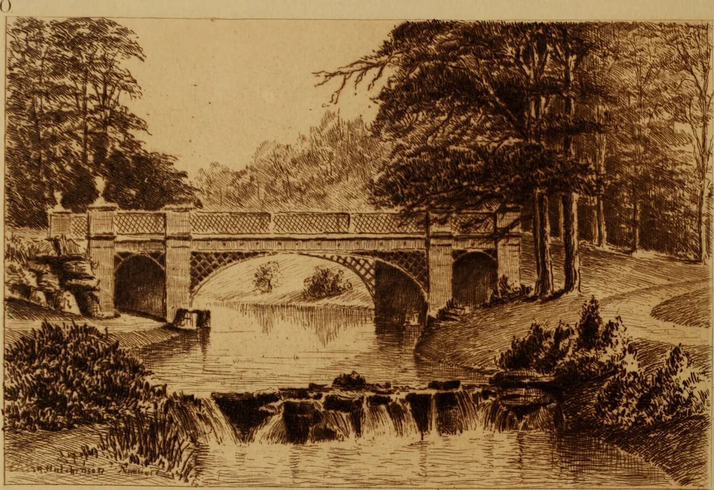 An illustration from The art and practice of landscape gardening, 1890, leaf 103