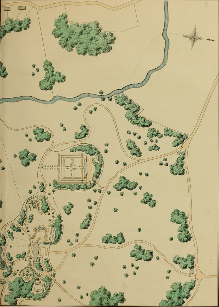 An illustration from The art and practice of landscape gardening, 1890, leaf 190