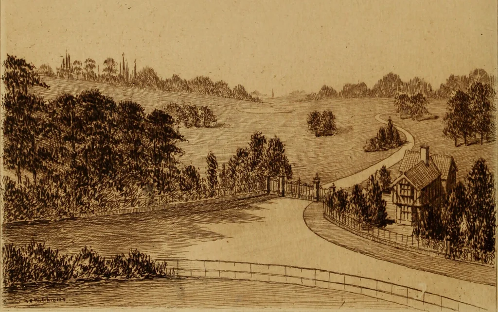 An illustration from The art and practice of landscape gardening, 1890, leaf 25