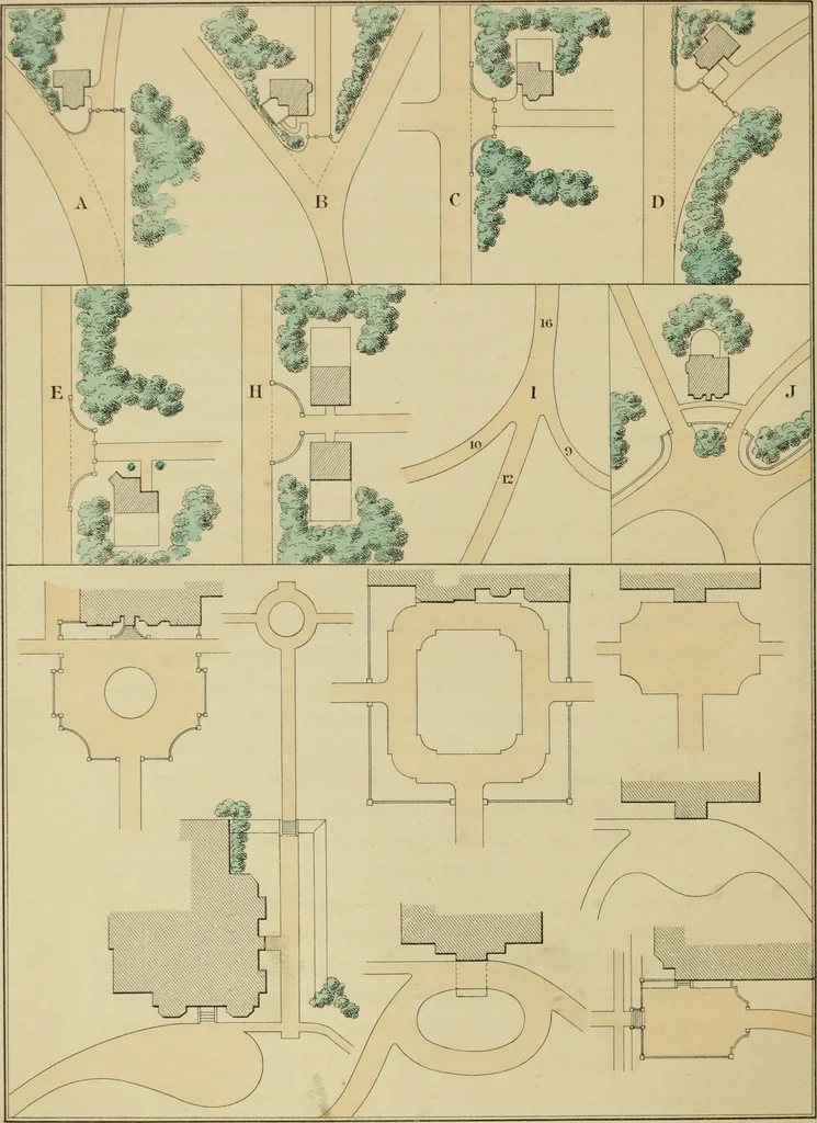 An illustration from The art and practice of landscape gardening, 1890, leaf 35
