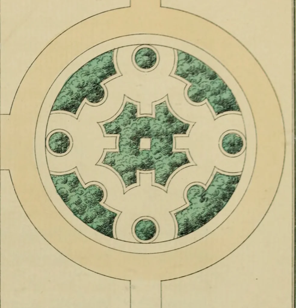An illustration from The art and practice of landscape gardening, 1890, leaf 72