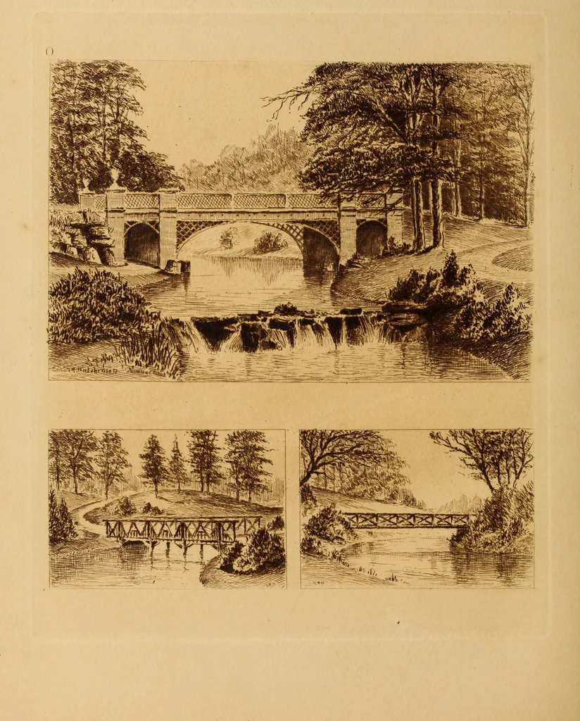 An illustration from The art and practice of landscape gardening, 1890, leaf 101