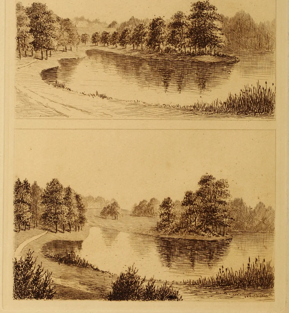 An illustration from The art and practice of landscape gardening, 1890, leaf 107