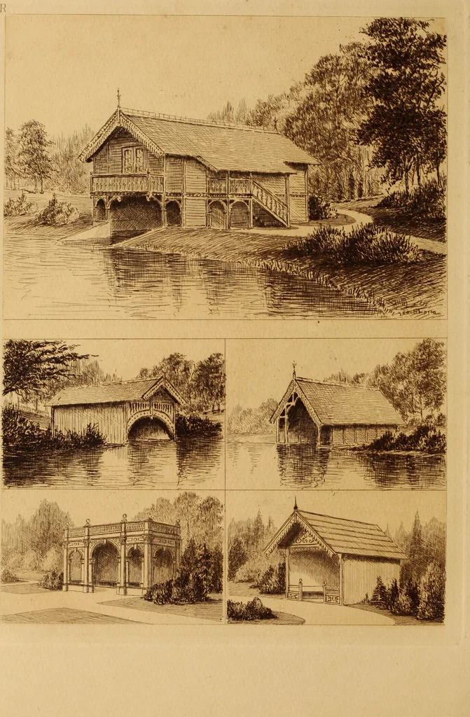 An illustration from The art and practice of landscape gardening, 1890, leaf 123