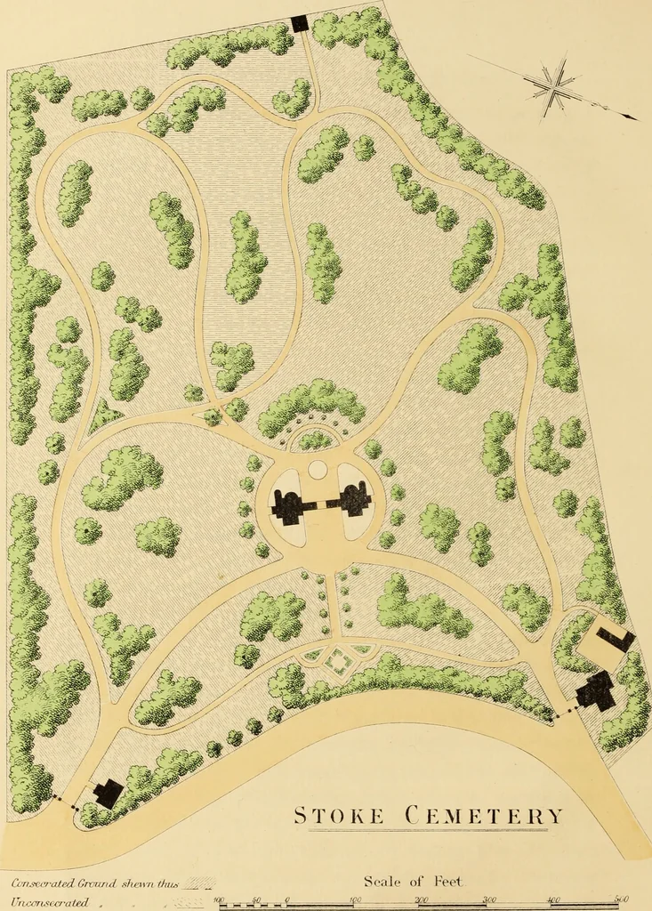 An illustration from The art and practice of landscape gardening, 1890, leaf 161