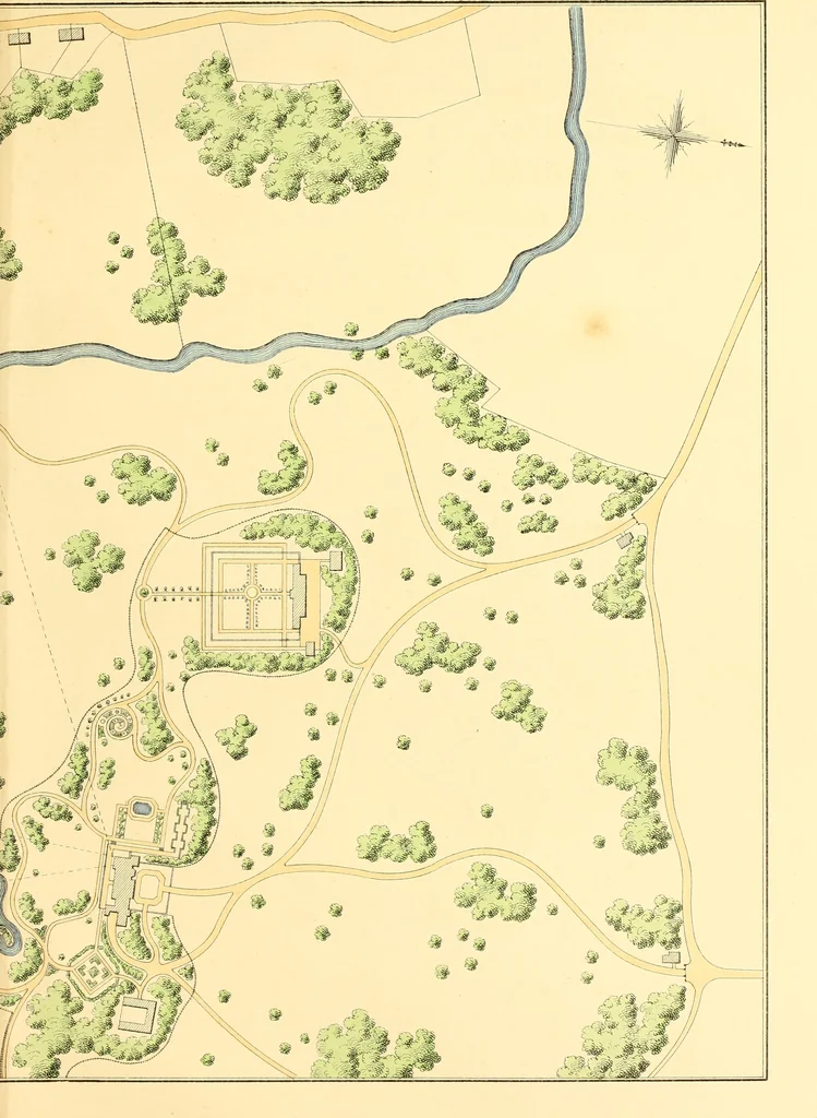 An illustration from The art and practice of landscape gardening, 1890, leaf 190