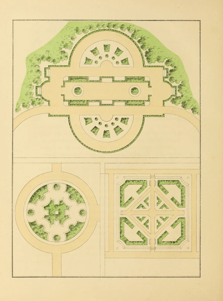 An illustration from The art and practice of landscape gardening, 1890, leaf 71