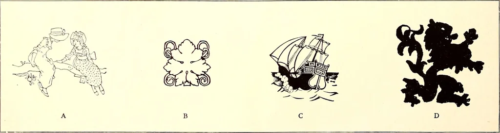 An illustration from The art & practice of typography : a manual of American printing, including a brief history up to the twentieth century, with reproductions of the work of early masters of the craft, and a practical discussion and an extensive demonstration of the modern use of type-faces and methods of arrangement, 1917, leaf 103