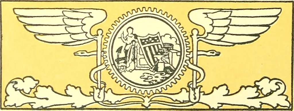 An illustration from The art & practice of typography : a manual of American printing, including a brief history up to the twentieth century, with reproductions of the work of early masters of the craft, and a practical discussion and an extensive demonstration of the modern use of type-faces and methods of arrangement, 1917, leaf 121