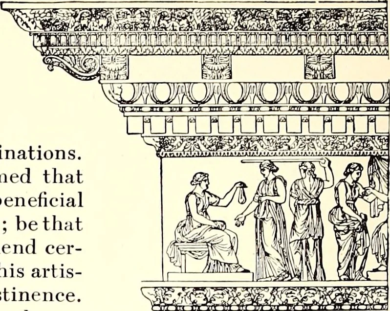 An illustration from The art & practice of typography : a manual of American printing, including a brief history up to the twentieth century, with reproductions of the work of early masters of the craft, and a practical discussion and an extensive demonstration of the modern use of type-faces and methods of arrangement, 1917, leaf 123
