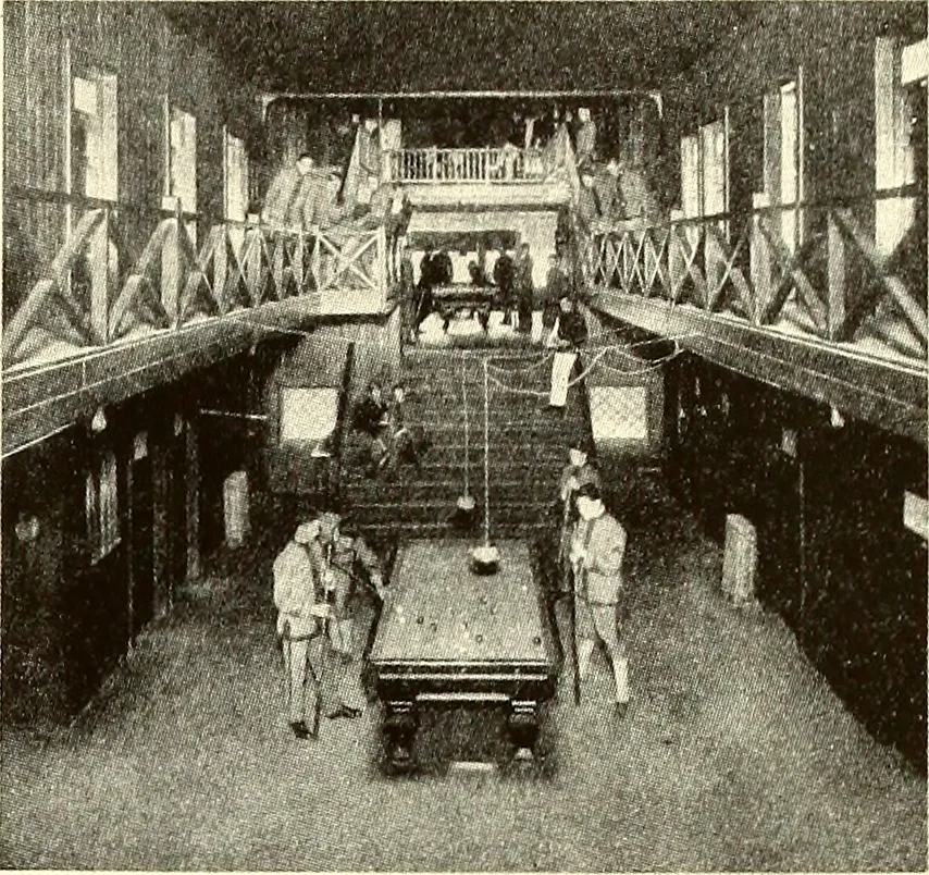 An illustration from The art & practice of typography : a manual of American printing, including a brief history up to the twentieth century, with reproductions of the work of early masters of the craft, and a practical discussion and an extensive demonstration of the modern use of type-faces and methods of arrangement, 1917, leaf 150
