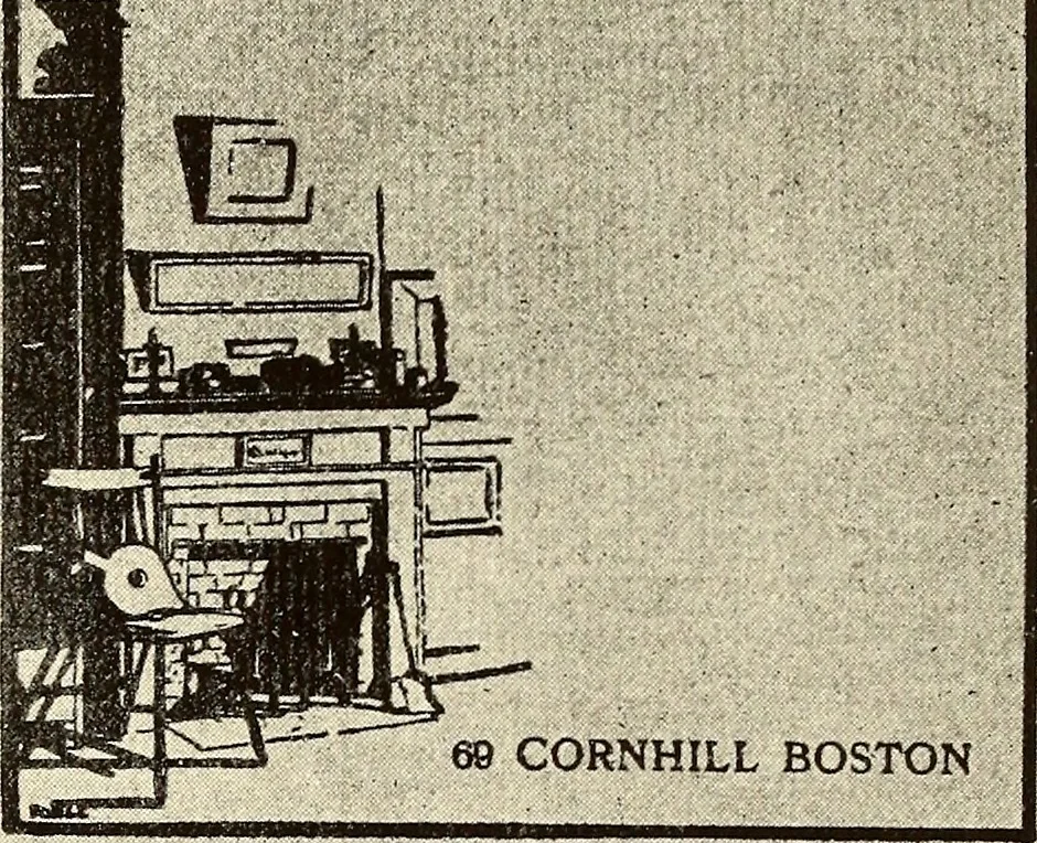An illustration from The art & practice of typography : a manual of American printing, including a brief history up to the twentieth century, with reproductions of the work of early masters of the craft, and a practical discussion and an extensive demonstration of the modern use of type-faces and methods of arrangement, 1917, leaf 158