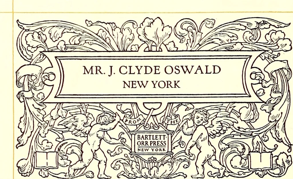 An illustration from The art & practice of typography : a manual of American printing, including a brief history up to the twentieth century, with reproductions of the work of early masters of the craft, and a practical discussion and an extensive demonstration of the modern use of type-faces and methods of arrangement, 1917, leaf 215