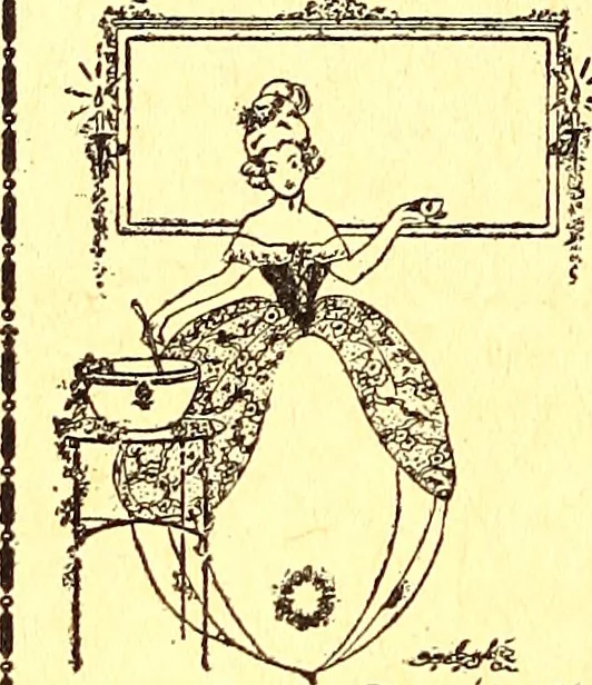 An illustration from The art & practice of typography : a manual of American printing, including a brief history up to the twentieth century, with reproductions of the work of early masters of the craft, and a practical discussion and an extensive demonstration of the modern use of type-faces and methods of arrangement, 1917, leaf 237
