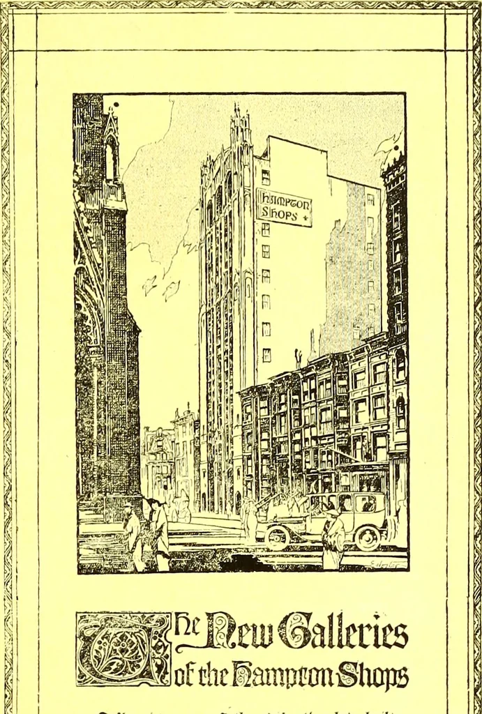 An illustration from The art & practice of typography : a manual of American printing, including a brief history up to the twentieth century, with reproductions of the work of early masters of the craft, and a practical discussion and an extensive demonstration of the modern use of type-faces and methods of arrangement, 1917, leaf 244