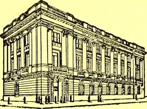 An illustration from The art & practice of typography : a manual of American printing, including a brief history up to the twentieth century, with reproductions of the work of early masters of the craft, and a practical discussion and an extensive demonstration of the modern use of type-faces and methods of arrangement, 1917, leaf 246
