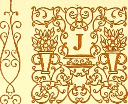 An illustration from The art & practice of typography : a manual of American printing, including a brief history up to the twentieth century, with reproductions of the work of early masters of the craft, and a practical discussion and an extensive demonstration of the modern use of type-faces and methods of arrangement, 1917, leaf 255
