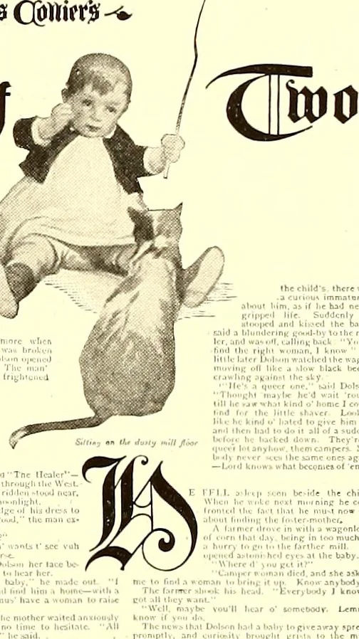 An illustration from The art & practice of typography : a manual of American printing, including a brief history up to the twentieth century, with reproductions of the work of early masters of the craft, and a practical discussion and an extensive demonstration of the modern use of type-faces and methods of arrangement, 1917, leaf 262