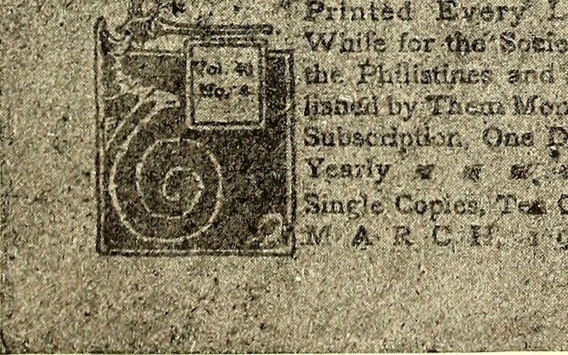 An illustration from The art & practice of typography : a manual of American printing, including a brief history up to the twentieth century, with reproductions of the work of early masters of the craft, and a practical discussion and an extensive demonstration of the modern use of type-faces and methods of arrangement, 1917, leaf 274