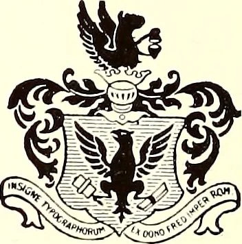 An illustration from The art & practice of typography : a manual of American printing, including a brief history up to the twentieth century, with reproductions of the work of early masters of the craft, and a practical discussion and an extensive demonstration of the modern use of type-faces and methods of arrangement, 1917, leaf 307