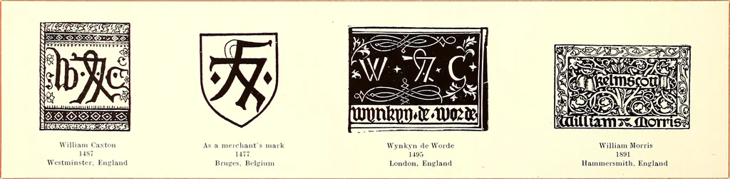 An illustration from The art & practice of typography : a manual of American printing, including a brief history up to the twentieth century, with reproductions of the work of early masters of the craft, and a practical discussion and an extensive demonstration of the modern use of type-faces and methods of arrangement, 1917, leaf 307