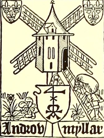 An illustration from The art & practice of typography : a manual of American printing, including a brief history up to the twentieth century, with reproductions of the work of early masters of the craft, and a practical discussion and an extensive demonstration of the modern use of type-faces and methods of arrangement, 1917, leaf 308