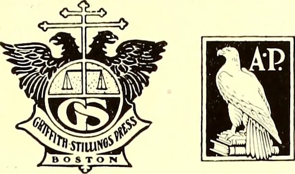 An illustration from The art & practice of typography : a manual of American printing, including a brief history up to the twentieth century, with reproductions of the work of early masters of the craft, and a practical discussion and an extensive demonstration of the modern use of type-faces and methods of arrangement, 1917, leaf 312
