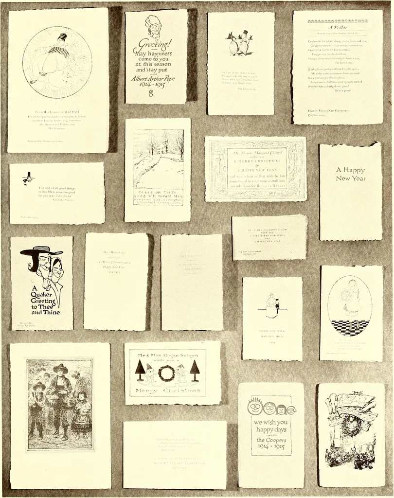 An illustration from The art & practice of typography : a manual of American printing, including a brief history up to the twentieth century, with reproductions of the work of early masters of the craft, and a practical discussion and an extensive demonstration of the modern use of type-faces and methods of arrangement, 1917, leaf 316