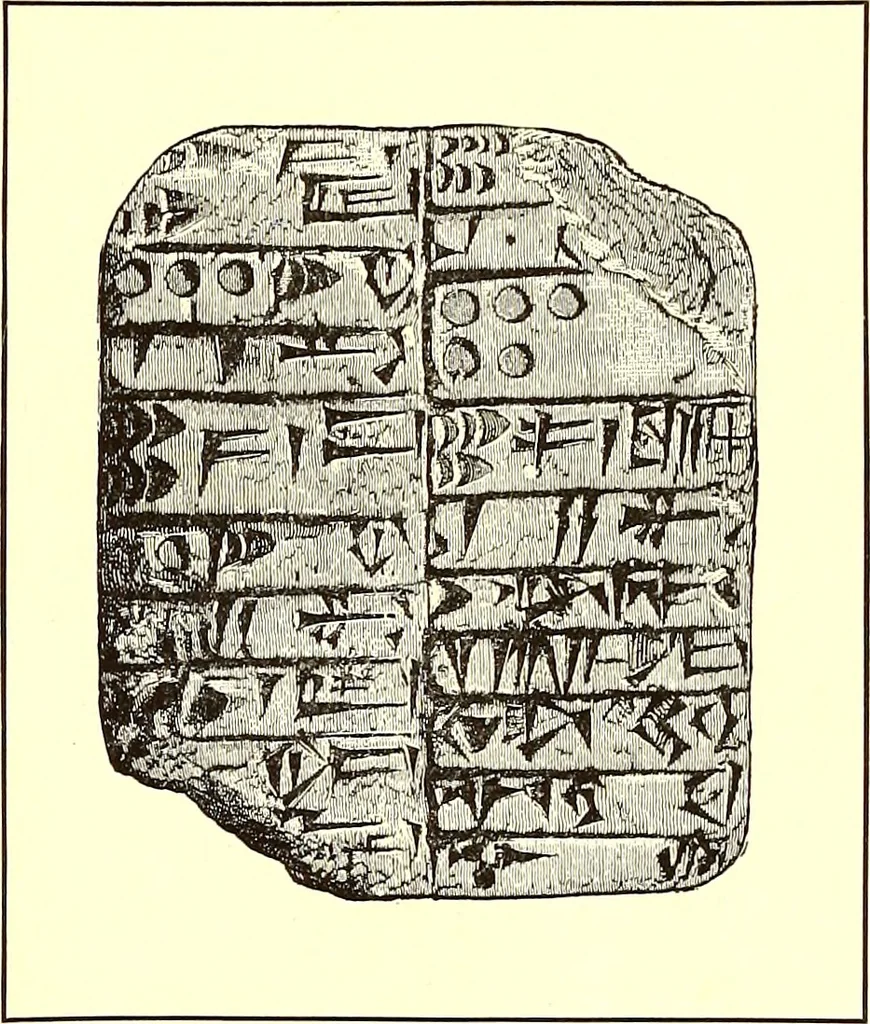 An illustration from The art & practice of typography : a manual of American printing, including a brief history up to the twentieth century, with reproductions of the work of early masters of the craft, and a practical discussion and an extensive demonstration of the modern use of type-faces and methods of arrangement, 1917, leaf 32