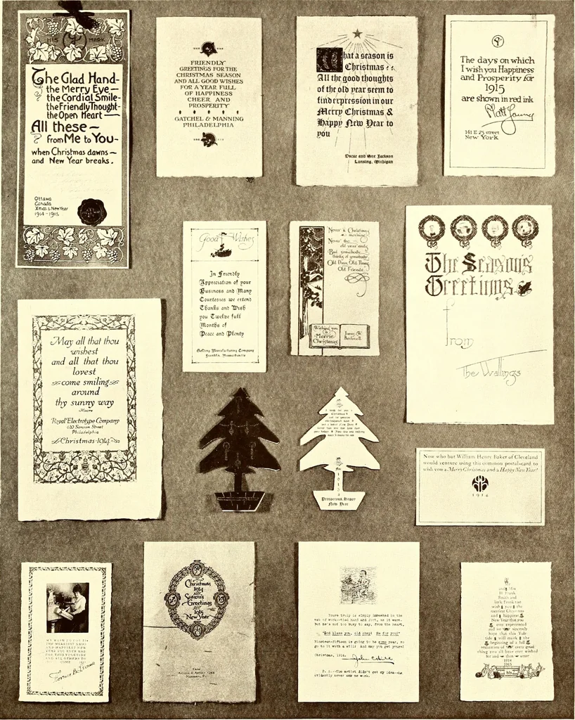 An illustration from The art & practice of typography : a manual of American printing, including a brief history up to the twentieth century, with reproductions of the work of early masters of the craft, and a practical discussion and an extensive demonstration of the modern use of type-faces and methods of arrangement, 1917, leaf 320