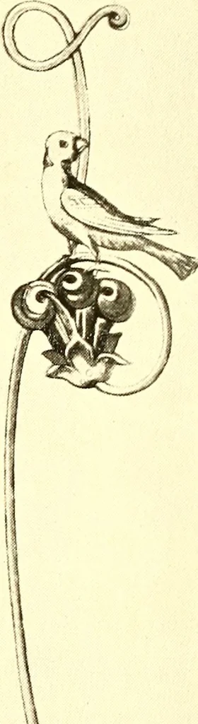 An illustration from The art & practice of typography : a manual of American printing, including a brief history up to the twentieth century, with reproductions of the work of early masters of the craft, and a practical discussion and an extensive demonstration of the modern use of type-faces and methods of arrangement, 1917, leaf 46