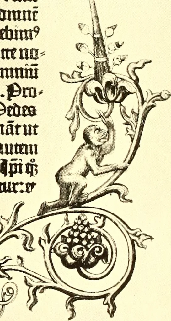 An illustration from The art & practice of typography : a manual of American printing, including a brief history up to the twentieth century, with reproductions of the work of early masters of the craft, and a practical discussion and an extensive demonstration of the modern use of type-faces and methods of arrangement, 1917, leaf 46